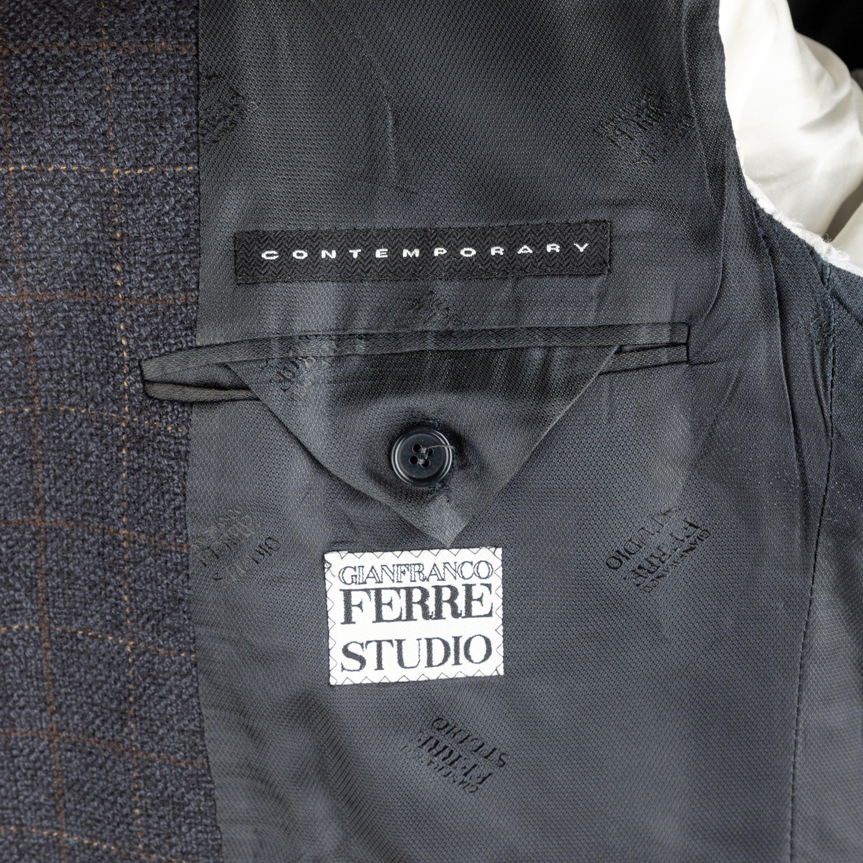 Uomo Blazer a scacchi di Gianfranco Ferré Studio - Anni '90 in vendita