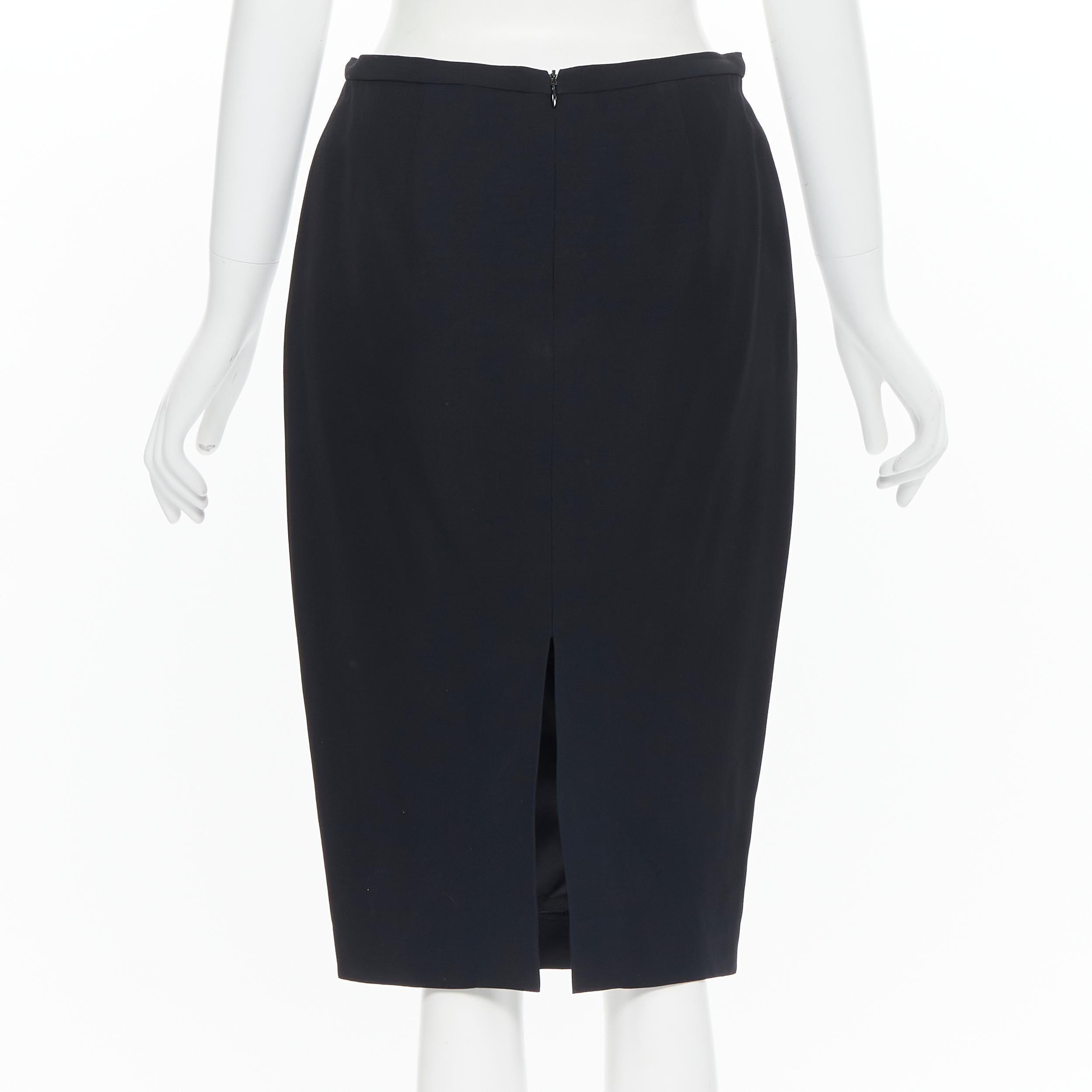 GIANFRANCO FERRE STUDIO sequins sheer layered cuff blazer skirt set IT42 M For Sale 5