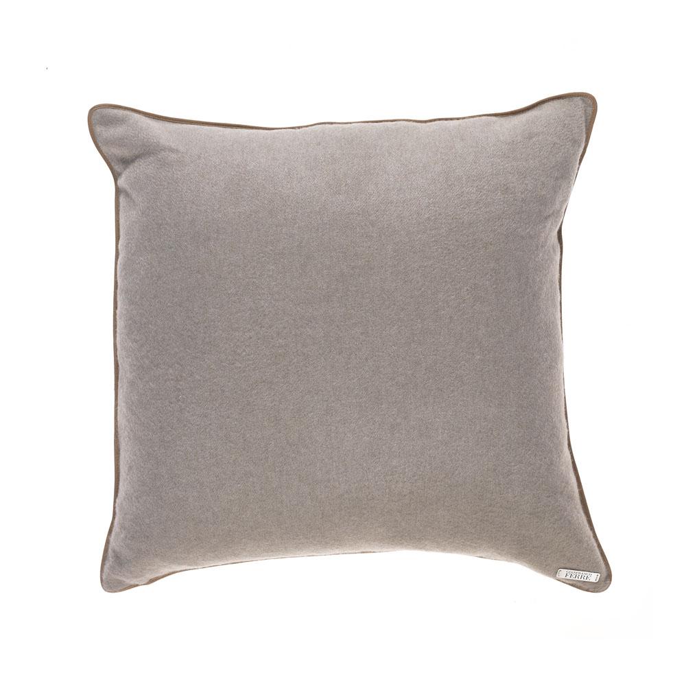 Gianfranco Ferré Tessa Pillow in Beige Cashmere For Sale