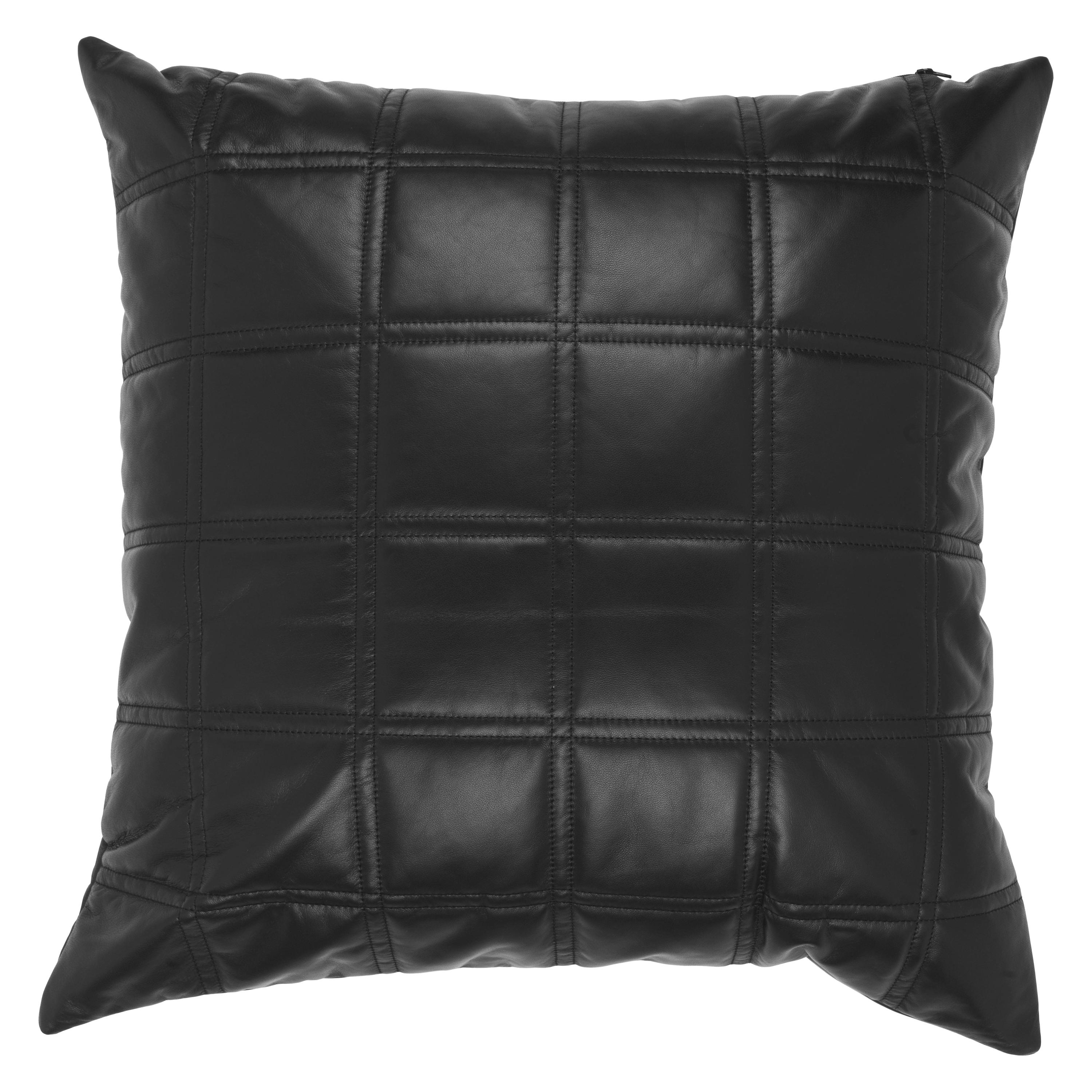 21st Century Trix Decorative Cushion in Leather by Gianfranco Ferré Home For Sale