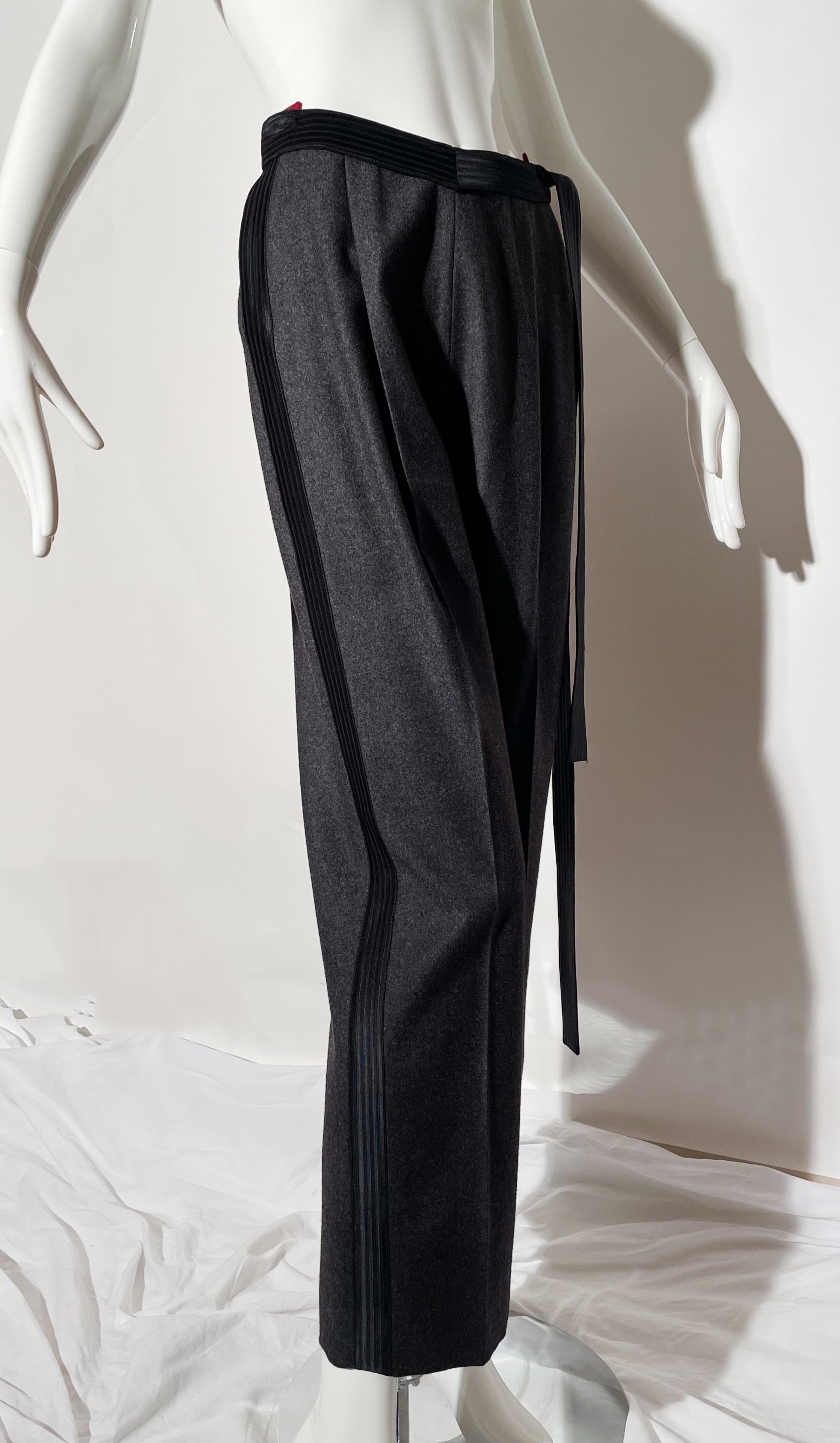 Gianfranco Ferre Tuxedo Trousers In Excellent Condition For Sale In Los Angeles, CA