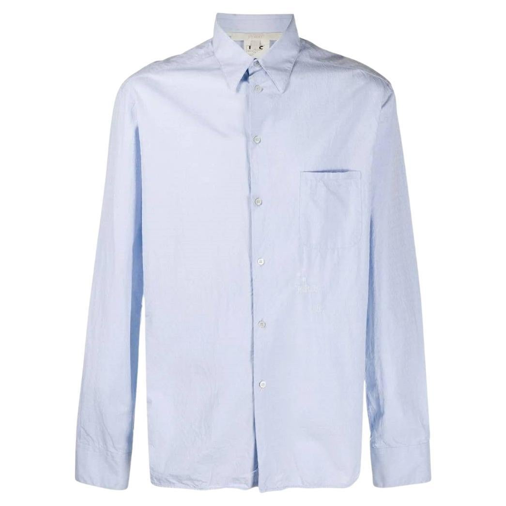 Gianfranco Ferrè Vintage 90s cotton shirt with embroidery pattern For Sale
