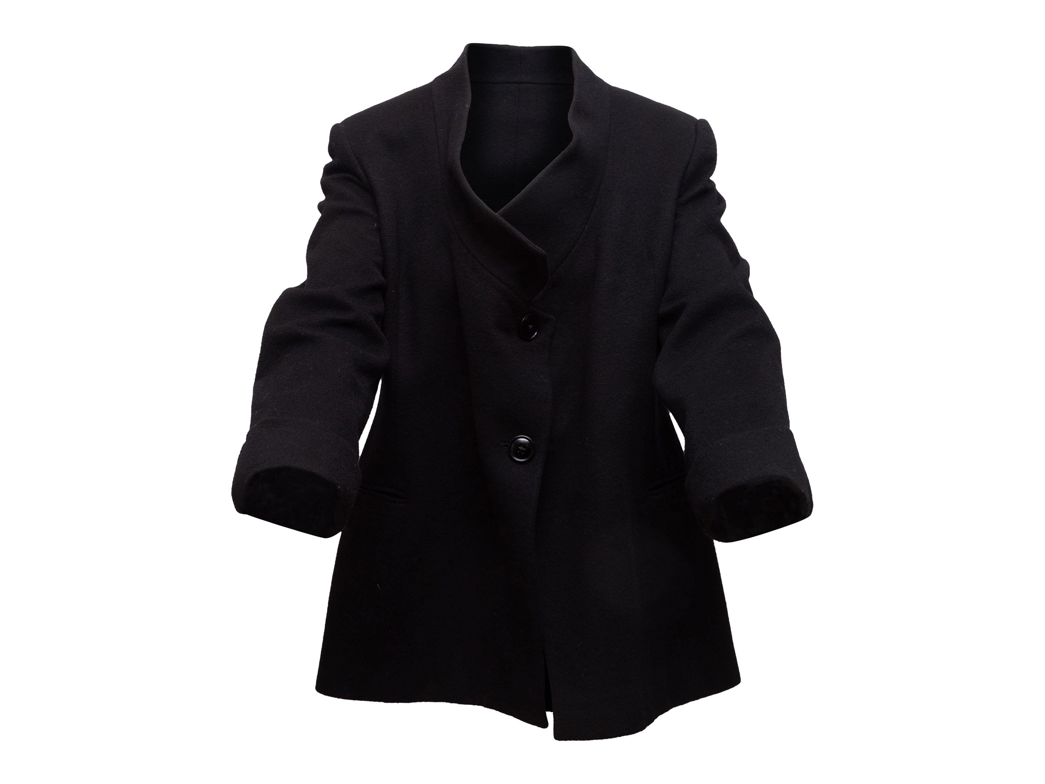 Men's Gianfranco Ferre Vintage Black Wool Jacket