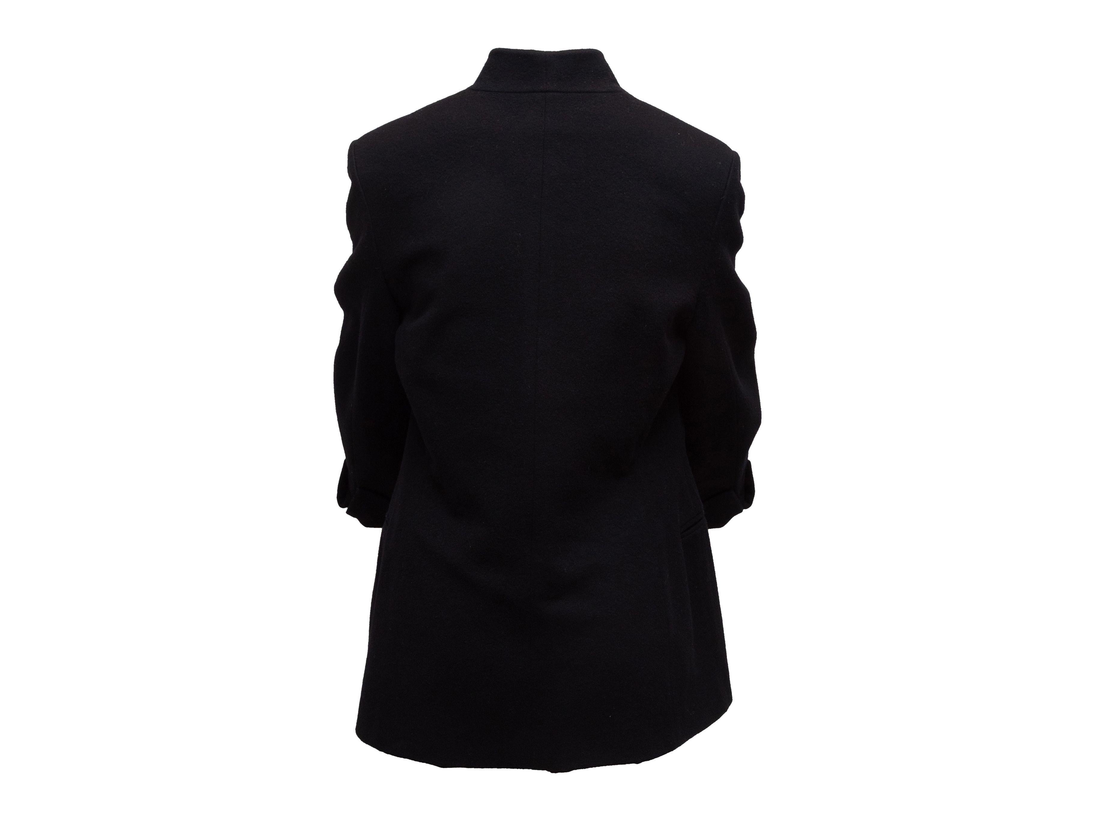Gianfranco Ferre Vintage Black Wool Jacket 2