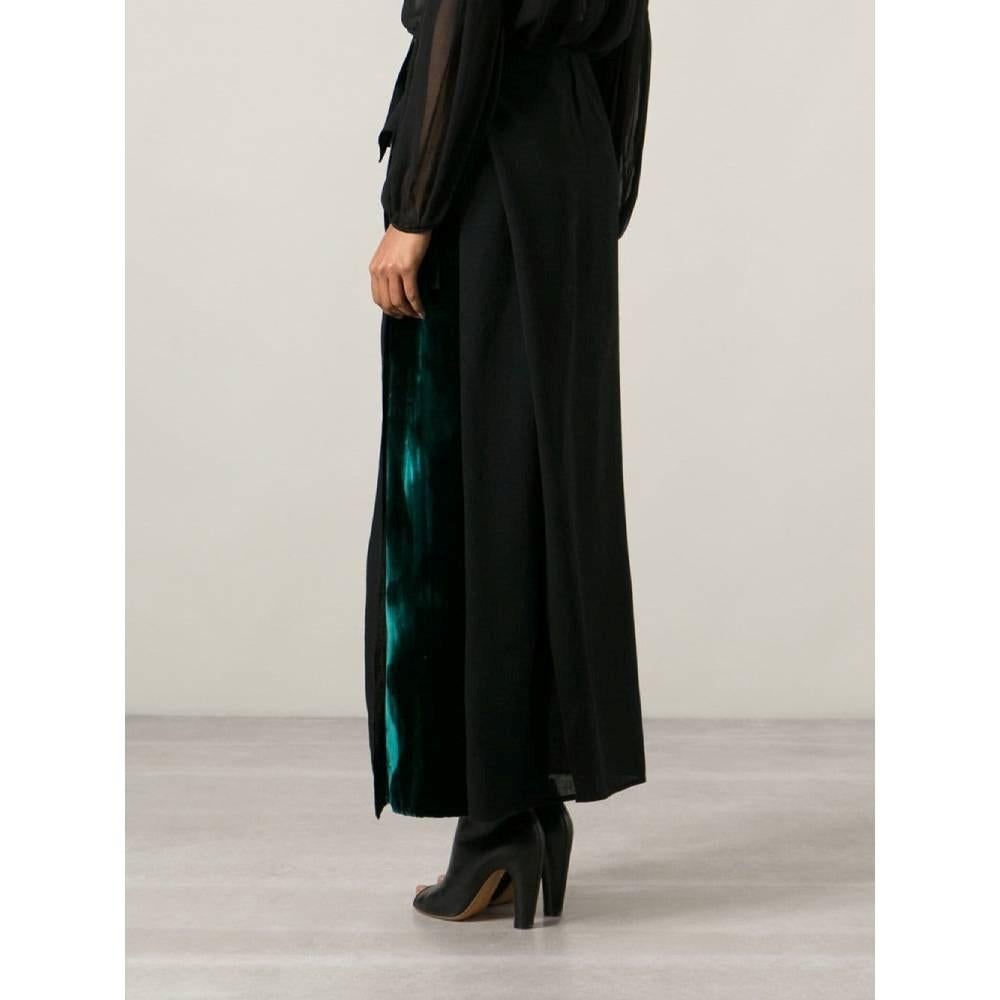 Women's Gianfranco Ferrè Vintage black wool long 80s skirt