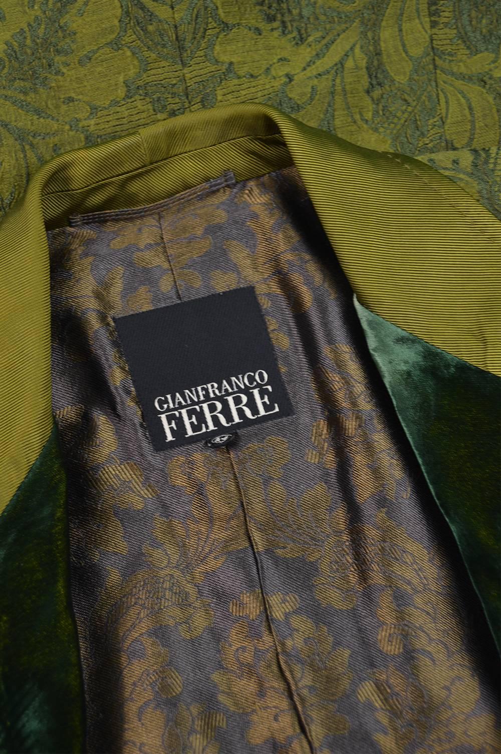 Gianfranco Ferre Vintage Brocade Skirt Suit 6