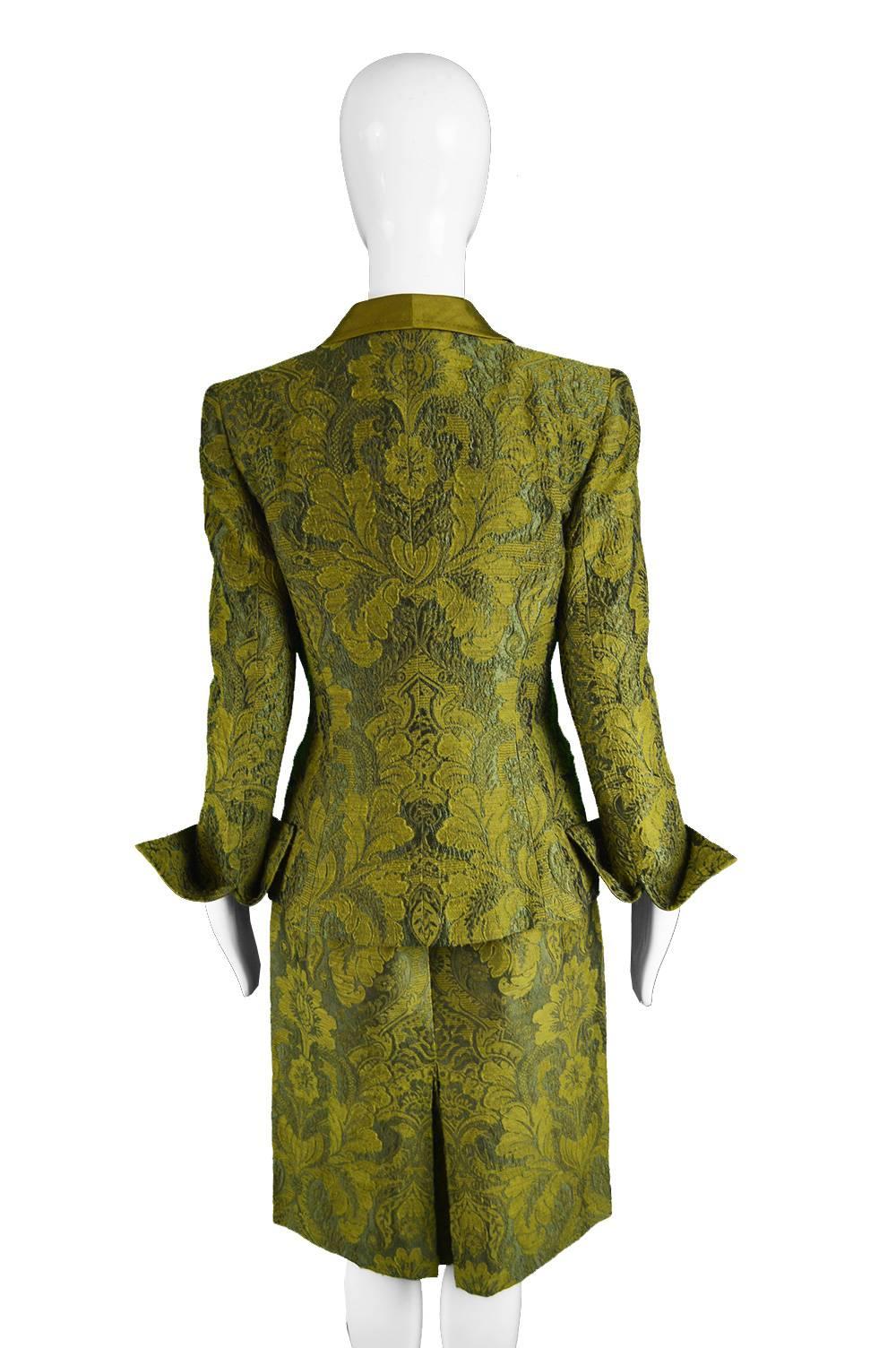 Gianfranco Ferre Vintage Brocade Skirt Suit 3