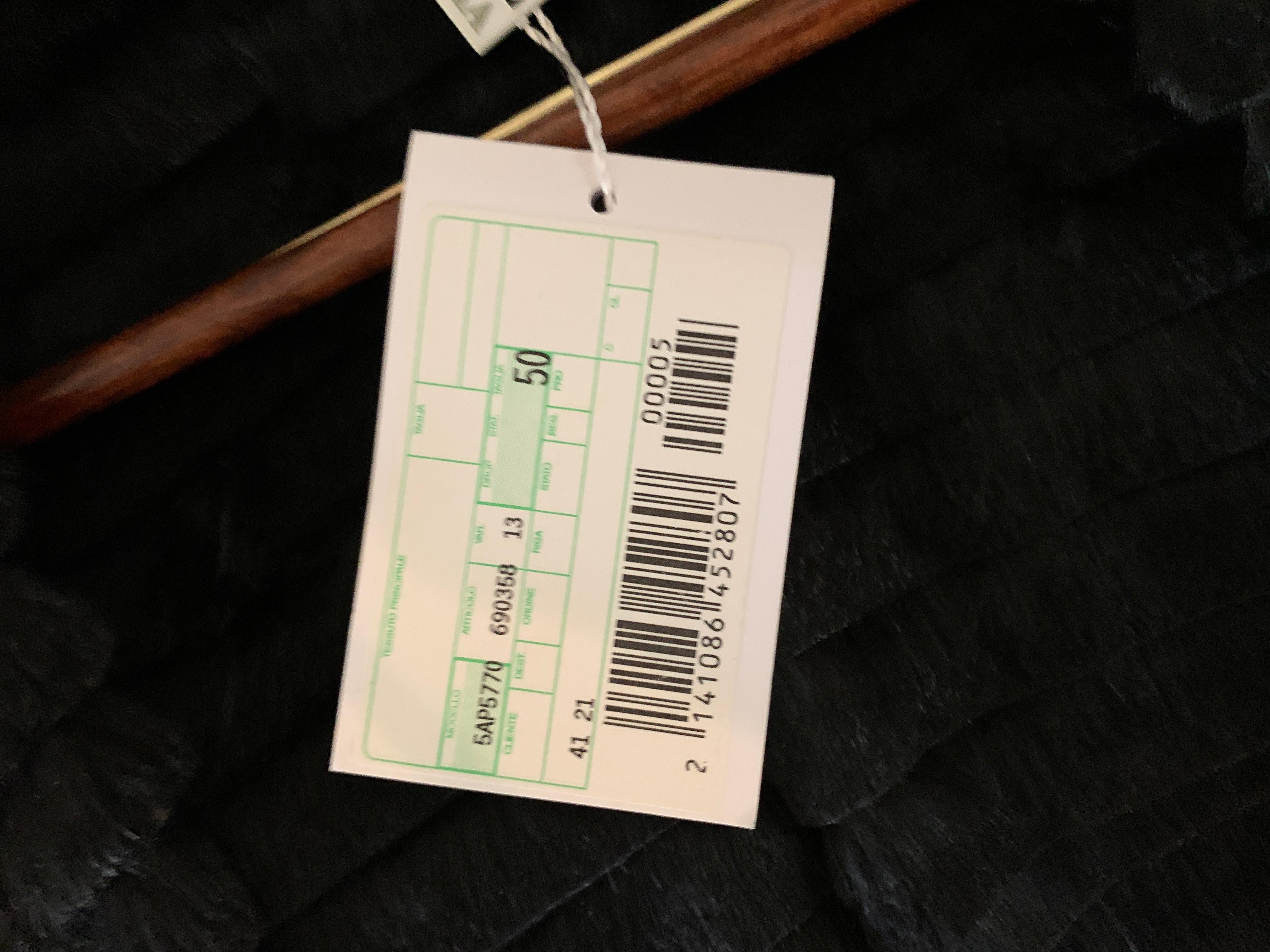 Gianfranco Ferre Vintage Leather Trench Coat Lined in Sheared Fur Size L (NWT) For Sale 11
