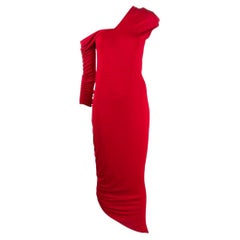 Gianfranco Ferrè Vintage red rayon 90s long dress
