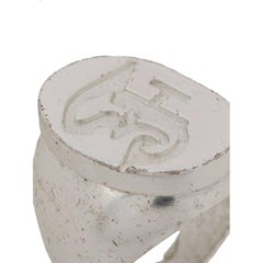 Gianfranco Ferré Vintage silver plated brass 2000s ring