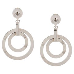 Gianfranco Ferré Vintage silver-tone metal 2000s clip-on earrings