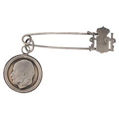 Gianfranco Ferré Vintage silver-tone metal 2000s pin brooch