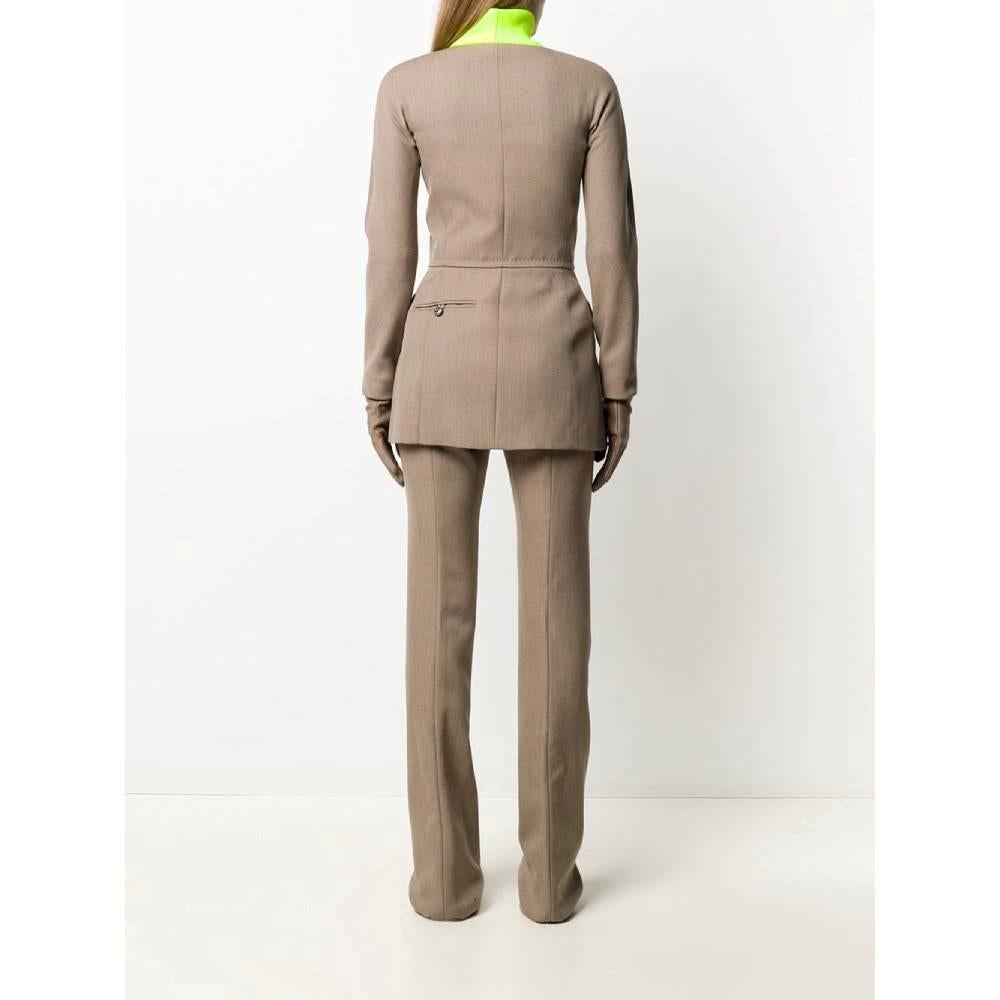 Women's Gianfranco Ferrè Vintage wool dove-grey 90s suit