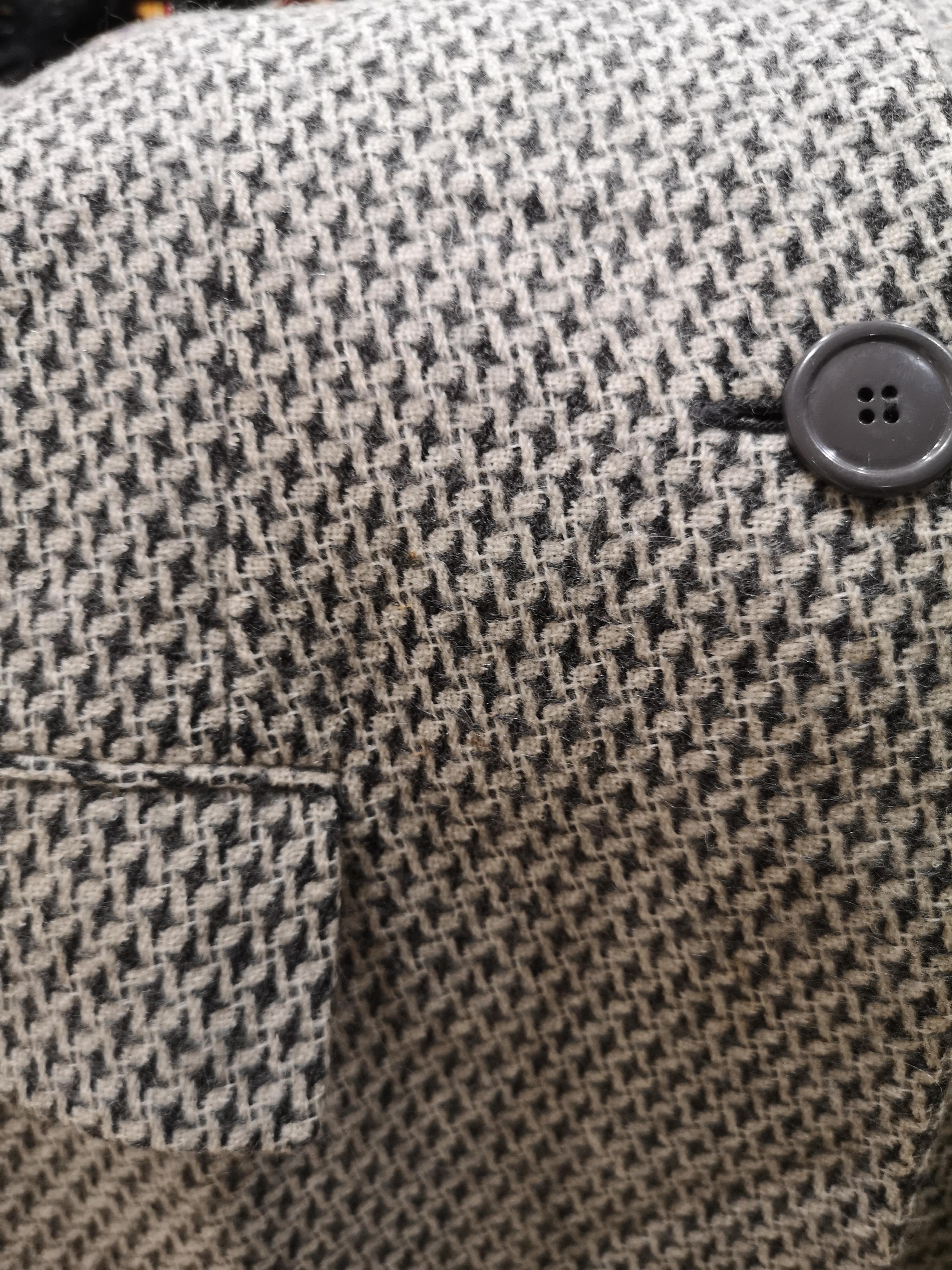Gianfranco Ferre white grey blazer wool jacket For Sale 4
