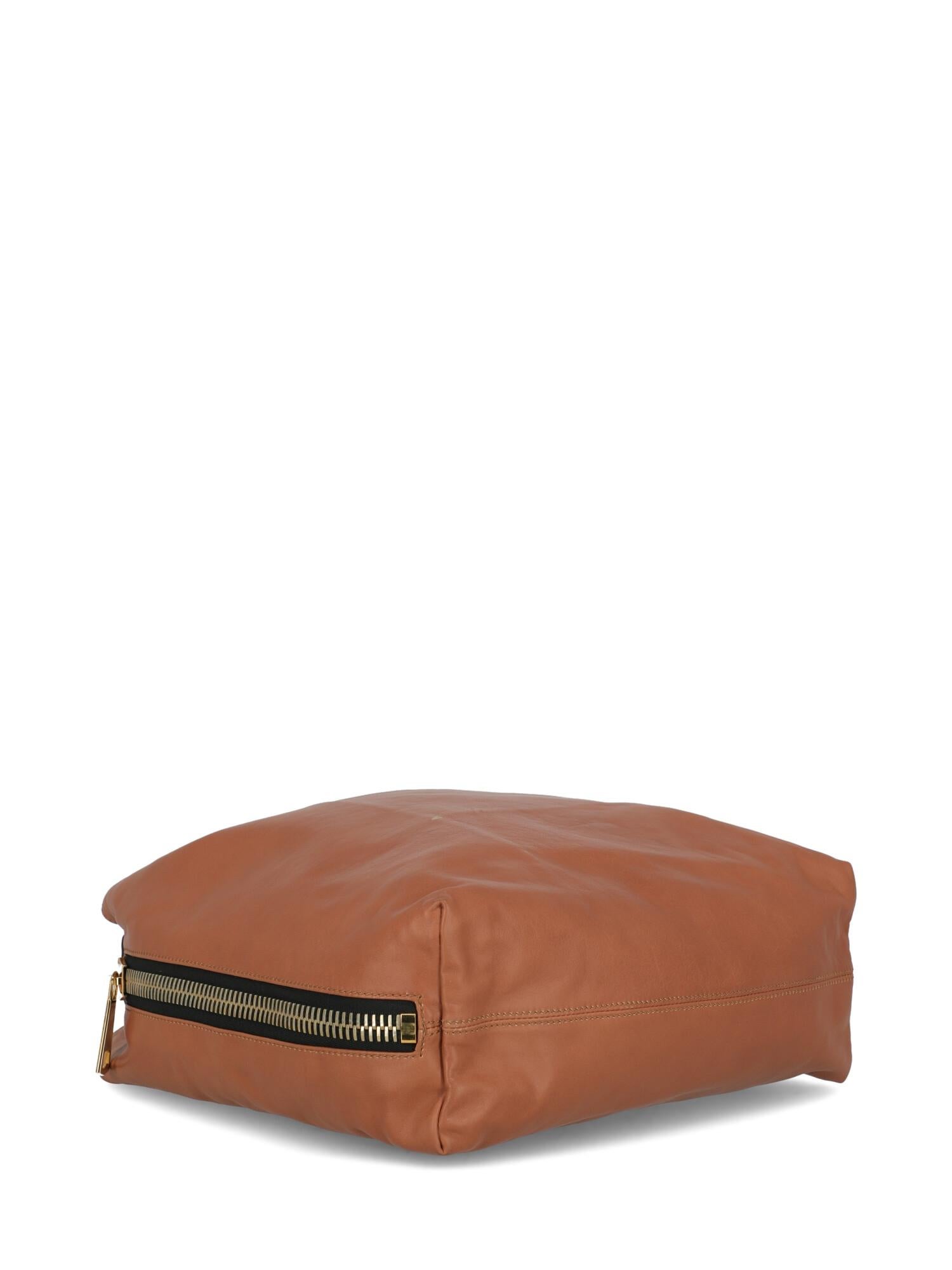 Women's Gianfranco Ferre Woman Handbag Brown Leather For Sale