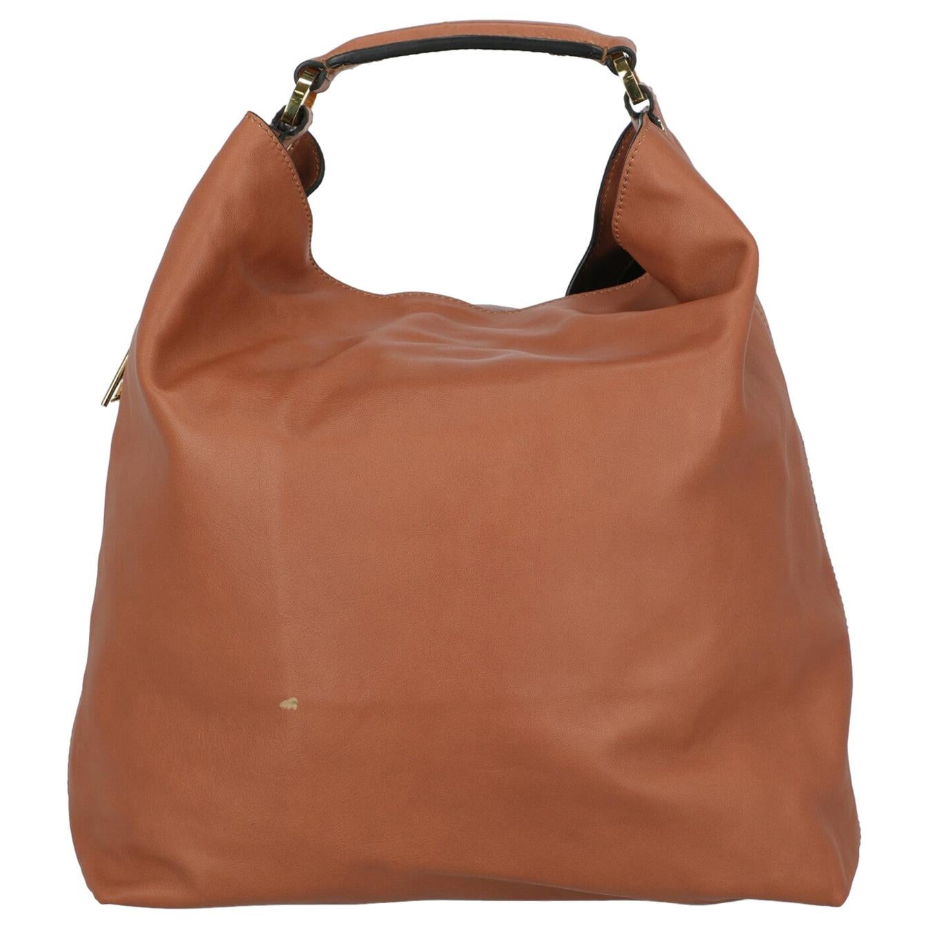 Gianfranco Ferre Woman Handbag Brown Leather For Sale