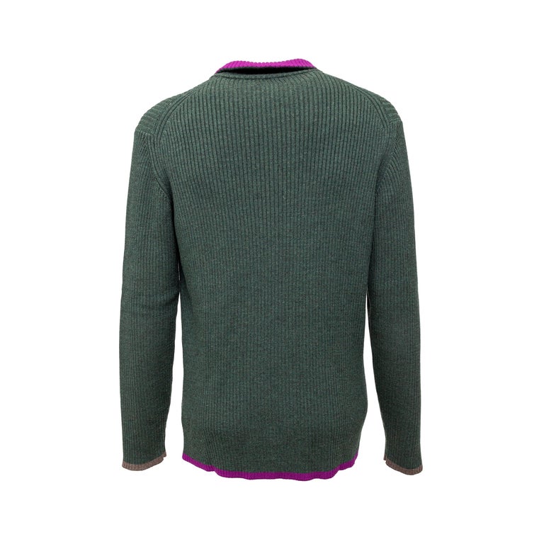 Gianfranco Ferré Zippered Knit Sweater - 