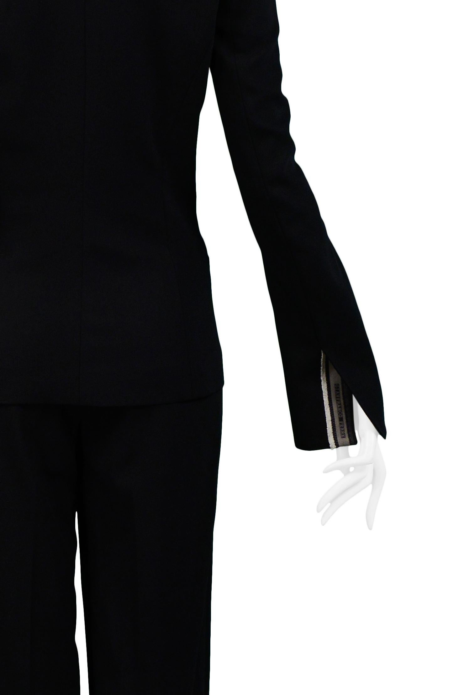Gianfranco FerrecClassic Black Tailored Suit For Sale 2