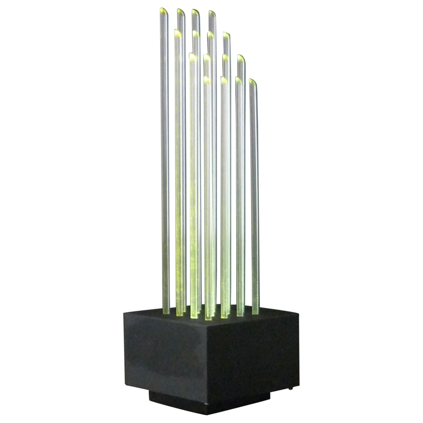 Gianfranco Fini & Fabrizio Cocchia for New Lamp, 1970s Plexiglass Table Light