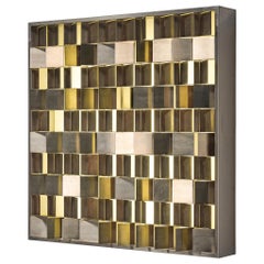 Gianfranco Fini for New Lamp 'Programma' Light Sculpture in Stainless Steel