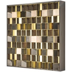 Gianfranco Fini for New Lamp 'Programma' Wall Light in Stainless Steel