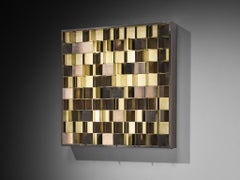 Gianfranco Fini for New Lamp 'Programma' Wall Light in Stainless Steel