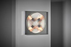 Sculpture lumineuse Riflessa de Gianfranco Fini pour New Lamp, Italie, vers 1970