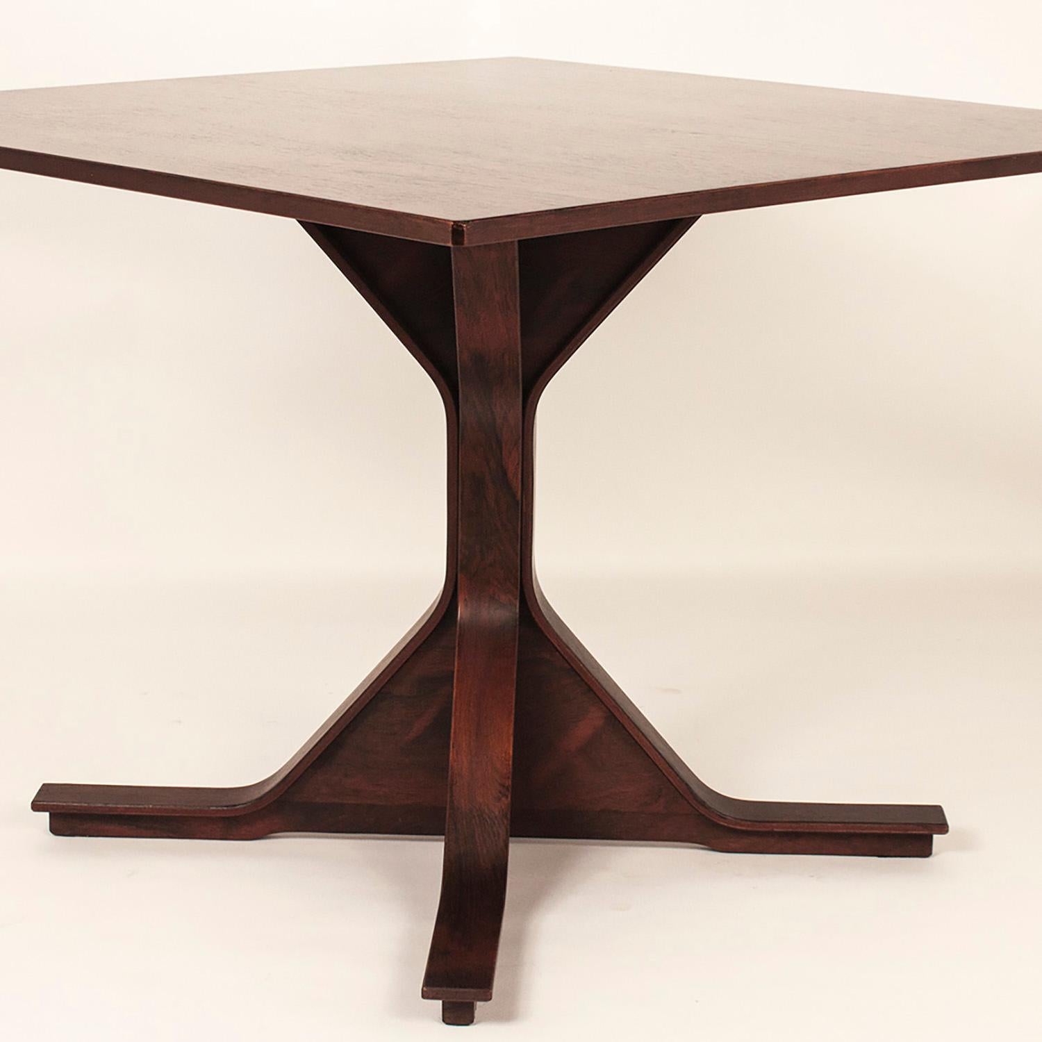 Gianfranco Fratini, Midcentury, Dining Table, Mahogany, Bernini, 1950s, Italy In Good Condition In Barcelona, Cataluna