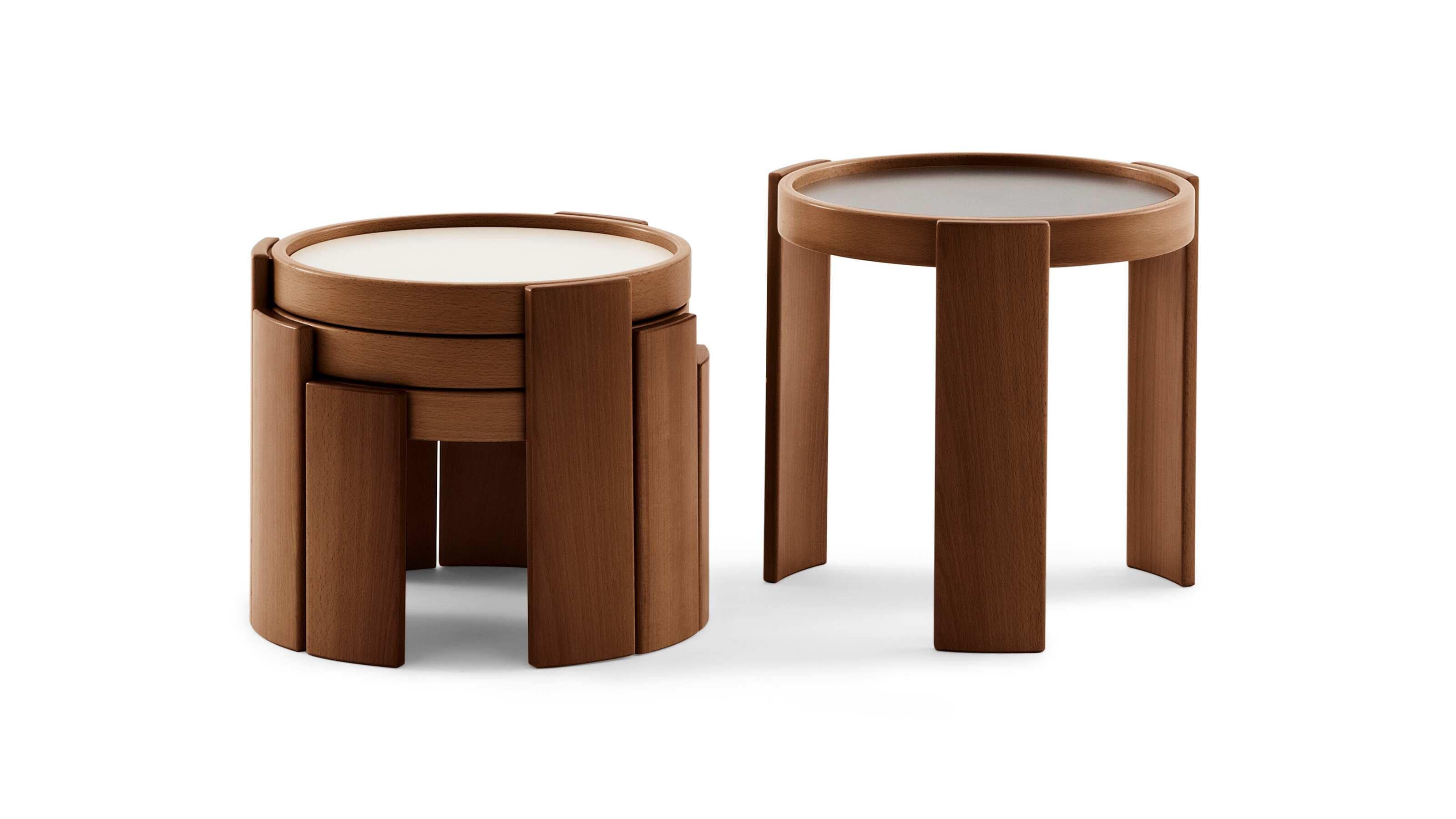 Gianfranco Frattini 780/783 Low Tables For Cassina

The series of round low tables designed by Gianfranco Frattini is emblematic of Italian design in the 1960s, a period of great optimism and experimental research into absolute functionality. 

The