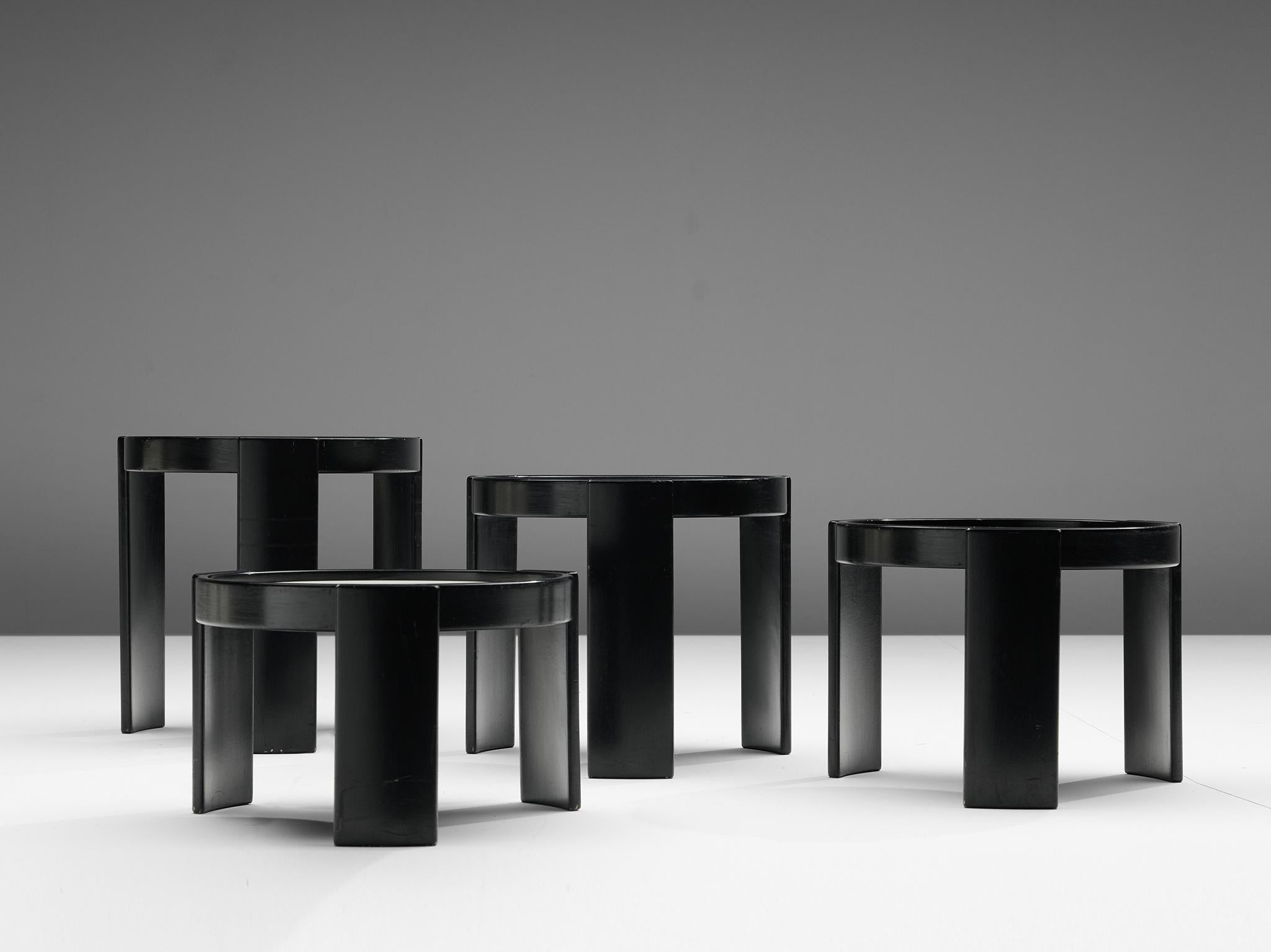 Mid-Century Modern Gianfranco Frattini '780' Nesting Tables