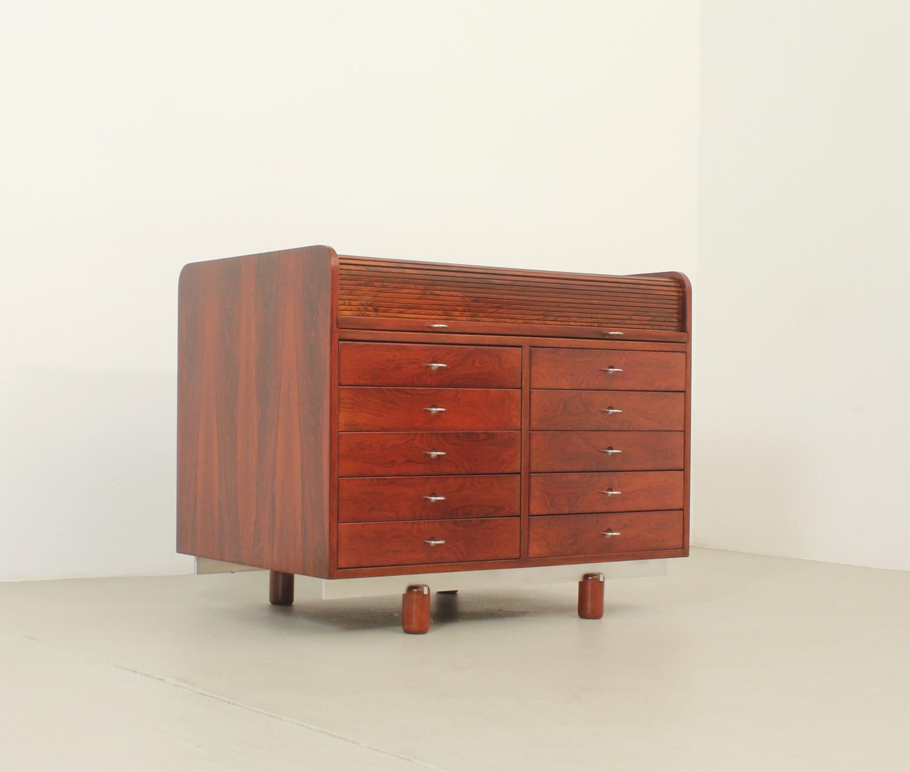 Gianfranco Frattini 804 Desk for Bernini, Italy, 1961 For Sale 4