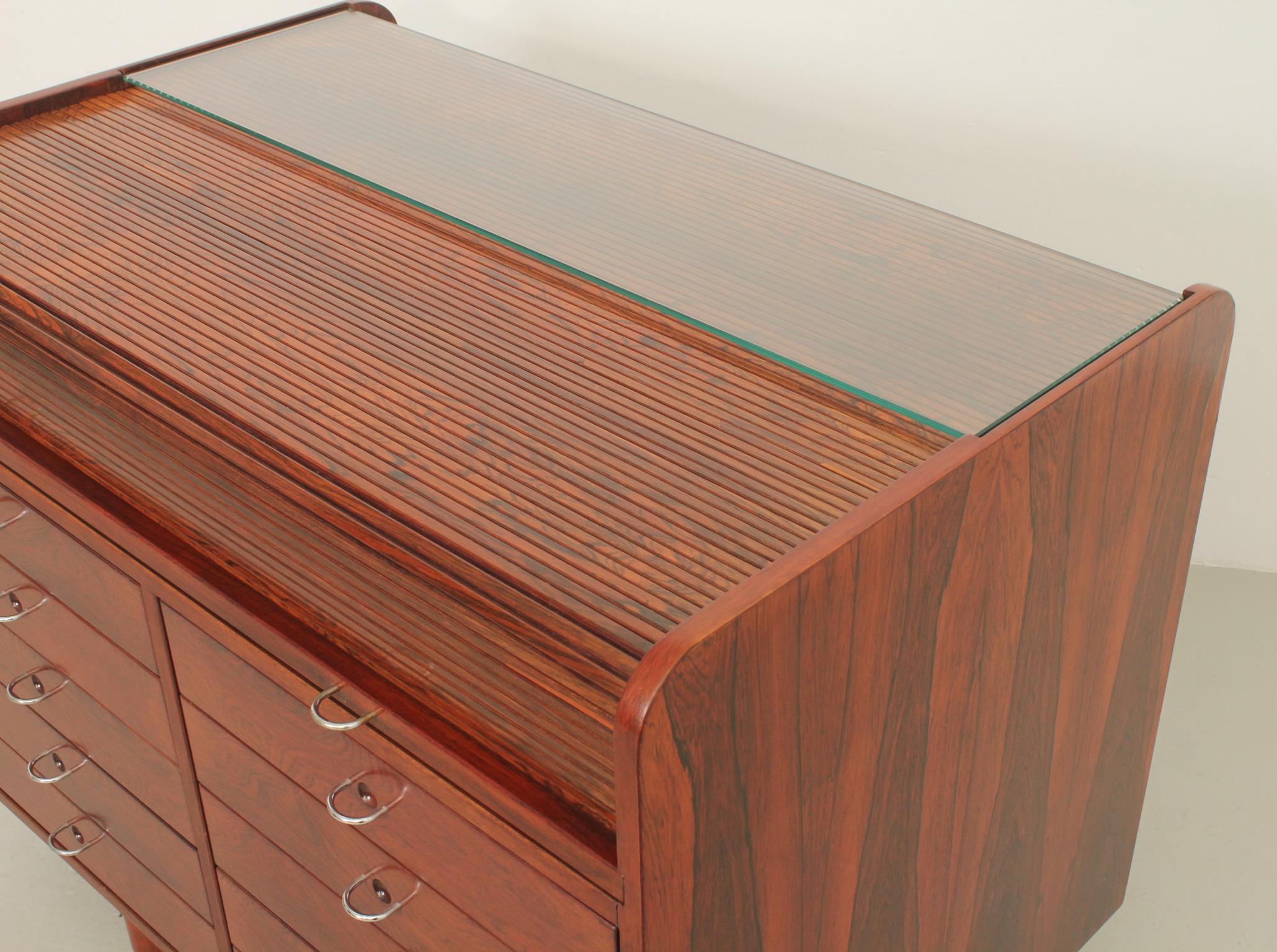 Gianfranco Frattini 804 Desk for Bernini, Italy, 1961 For Sale 6