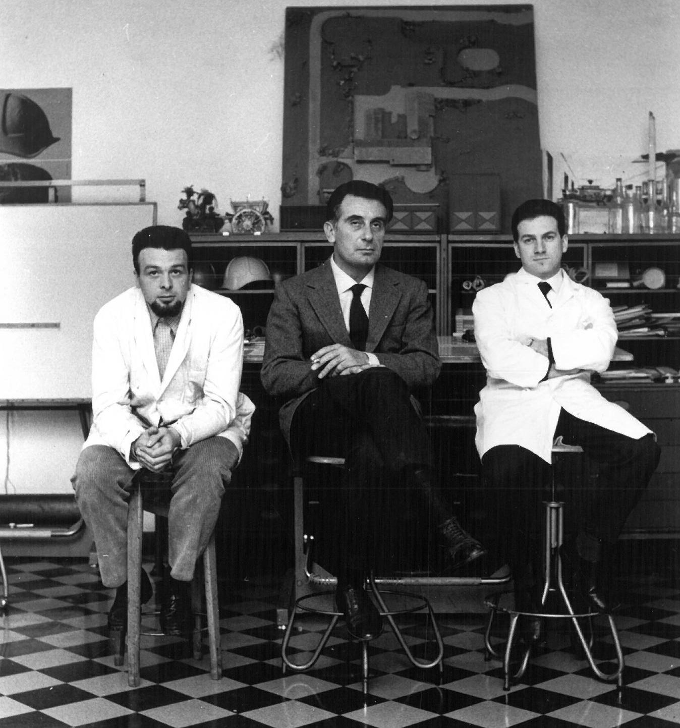 Gianfranco Frattini 804 Rolltop-Schreibtisch für Bernini, 1962 im Angebot 1