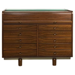 Escritorio Gianfranco Frattini 804 Rolltop para Bernini, 1962
