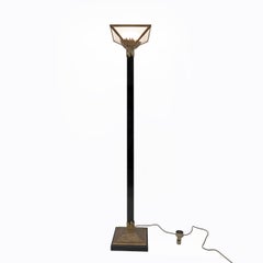 Gianfranco Frattini Art Deco Style Italian Floor Lamp by Relco Milano, 1970s