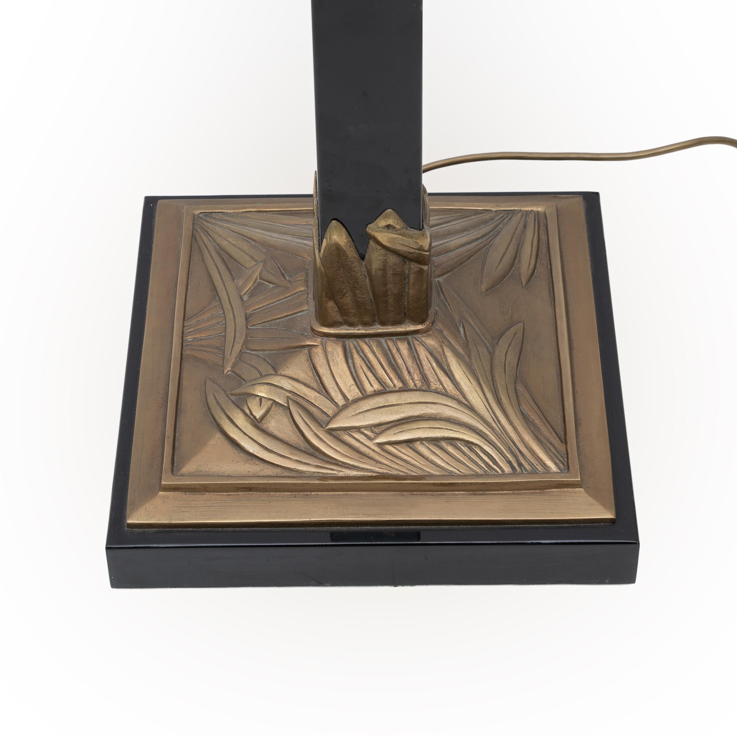 Laqué Lampadaire italien de style art déco Gianfranco Frattini par Relco Milano, années 1970 en vente