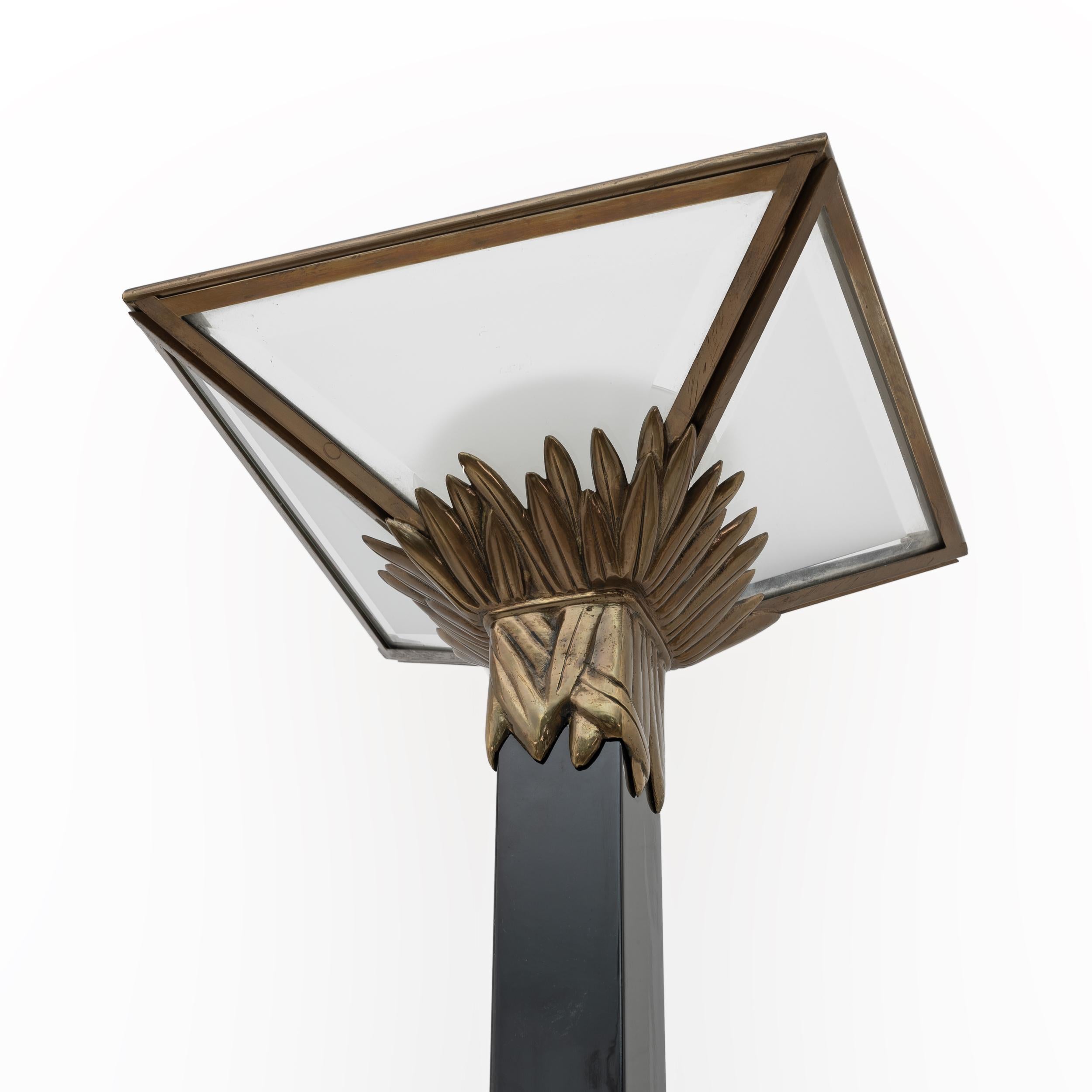 Lampadaire italien de style art déco Gianfranco Frattini par Relco Milano, années 1970 Bon état - En vente à Puglia, Puglia