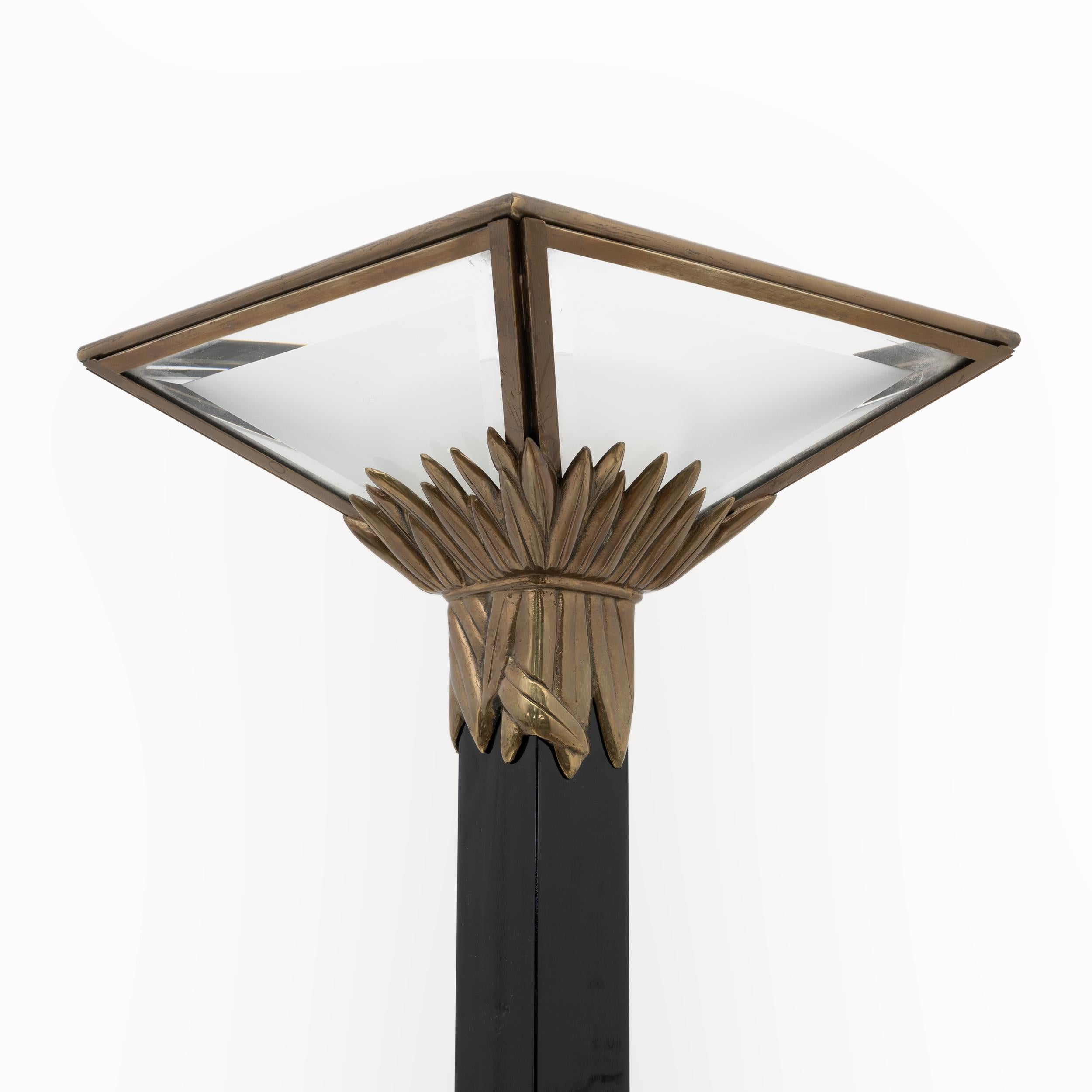 Lampadaire italien de style art déco Gianfranco Frattini par Relco Milano, années 1970 en vente 1