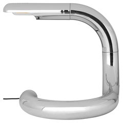 Gianfranco Frattini Aspide Table Lamp Chrome for GUBI