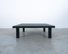 Gianfranco Frattini Tavolino Kyoto in faggio nero per Knoll, Italia 1974