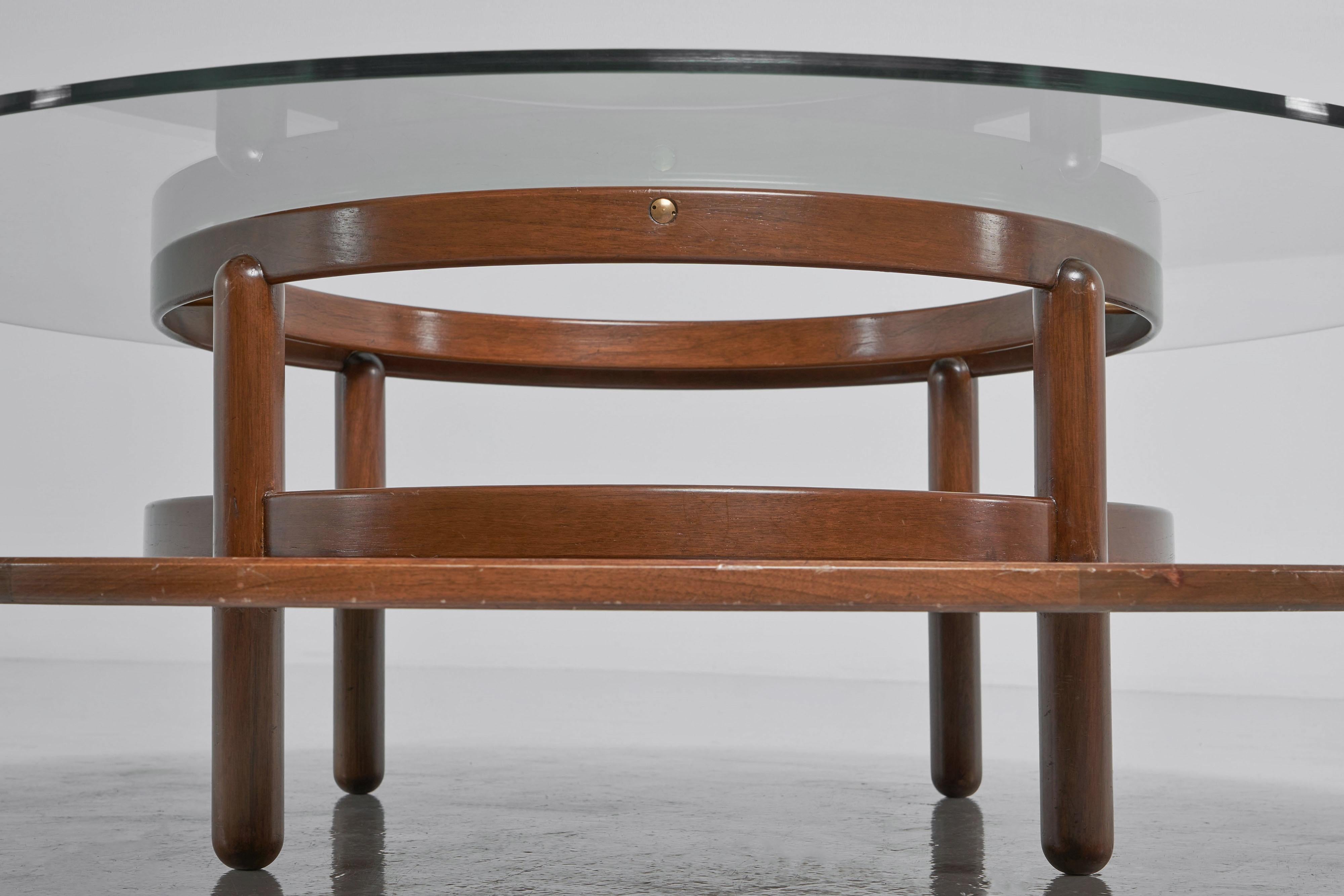 Gianfranco Frattini coffee table Cassina Italy 1960 For Sale 5