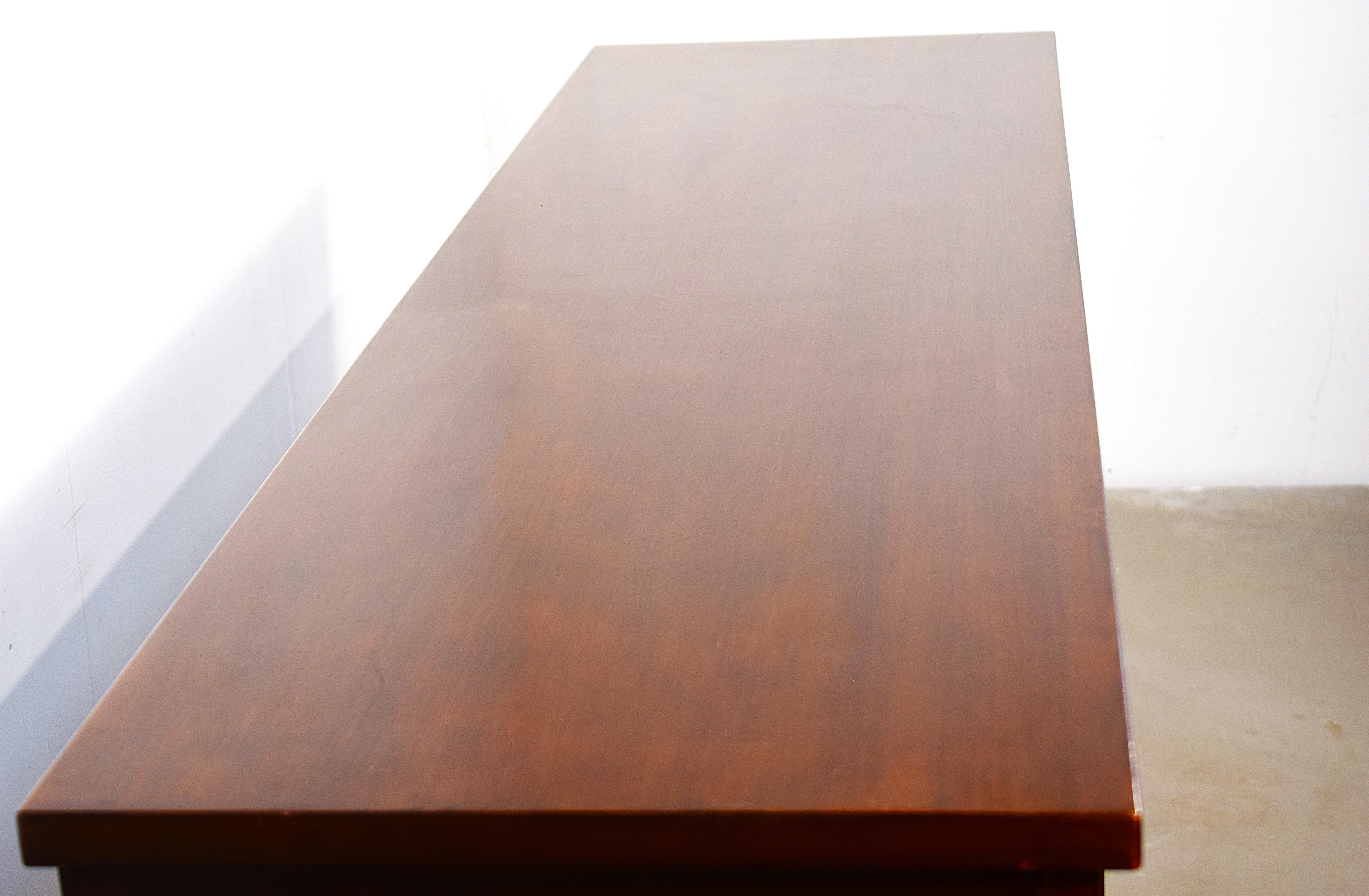 Legno Gianfranco Frattini - Consolle, produzione Carugati, 1960 in vendita