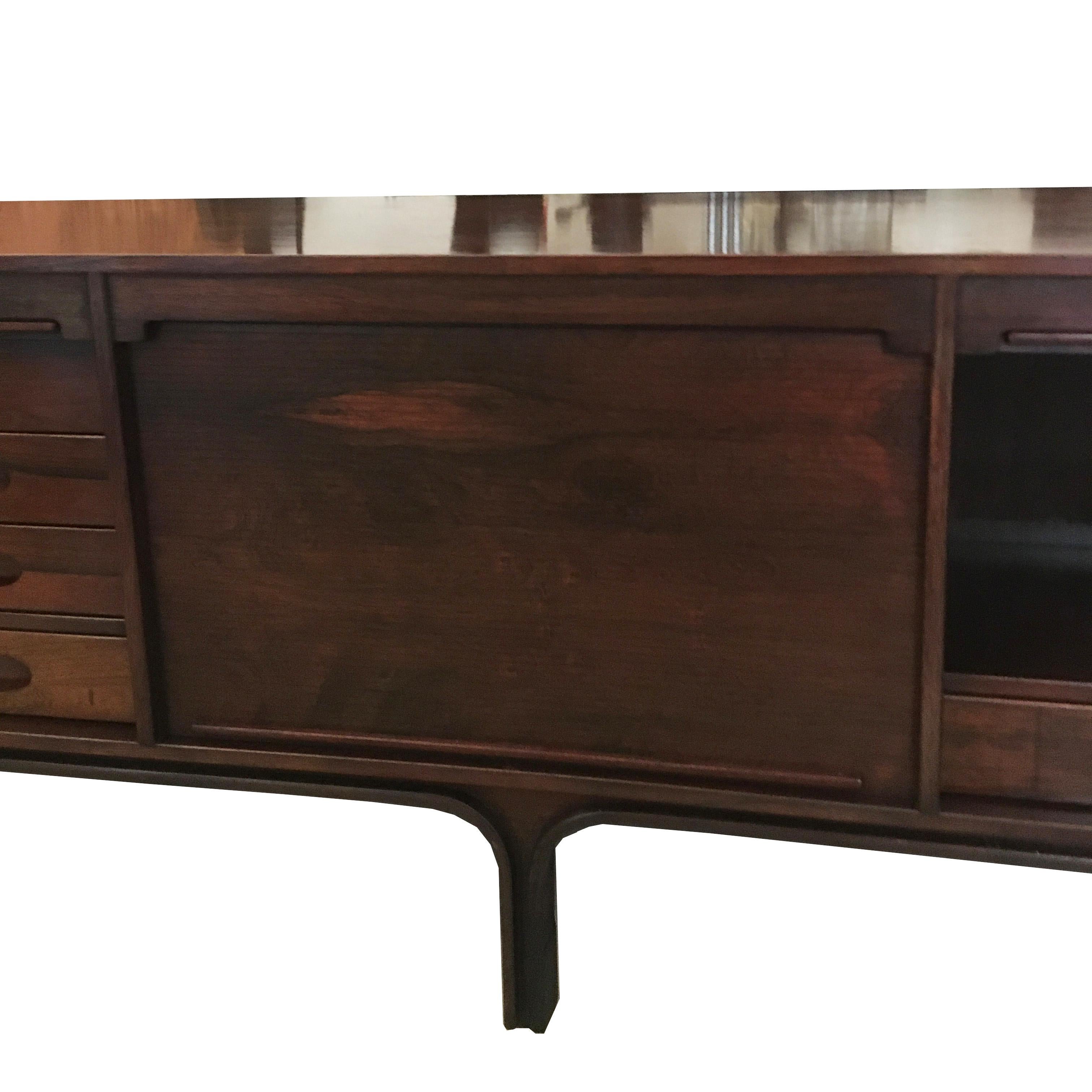 Gianfranco Frattini for Bernini Central Sideboard, Italy, 1957 In Excellent Condition In Naples, IT