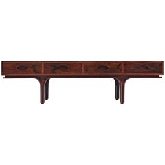 Gianfranco Frattini for Bernini Coffee Table in Rosewood