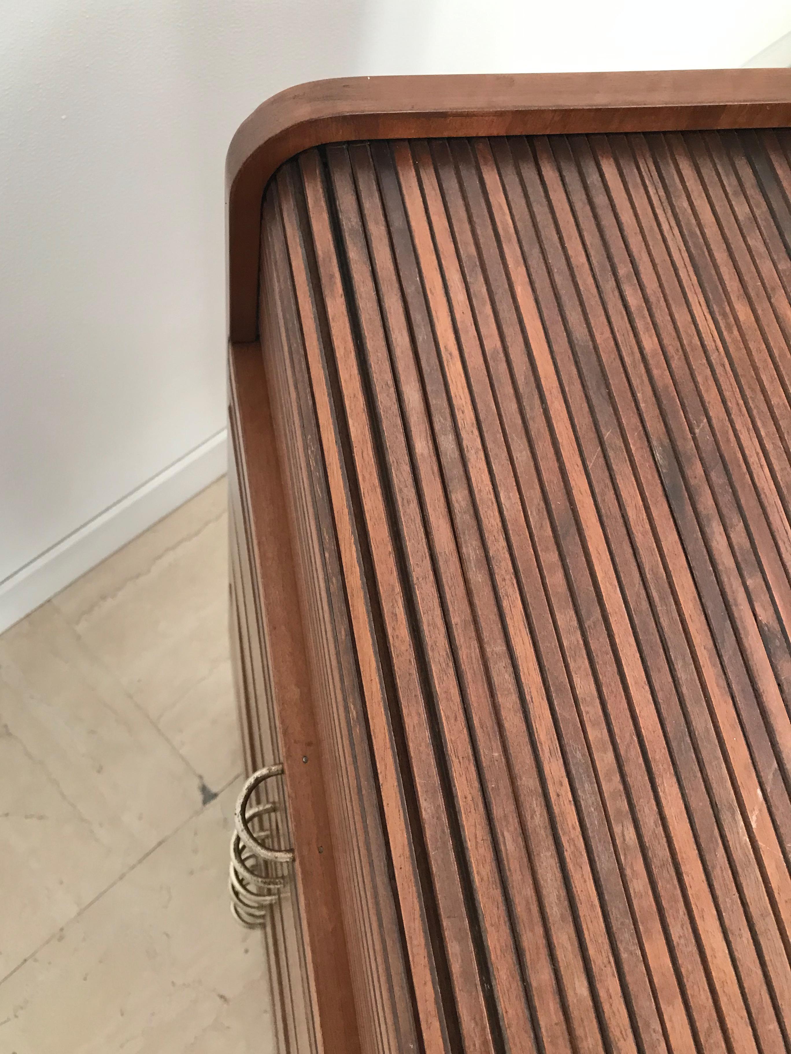 Gianfranco Frattini for Bernini Italian Walnut Segretaire Chest of Drawers, 1997 10