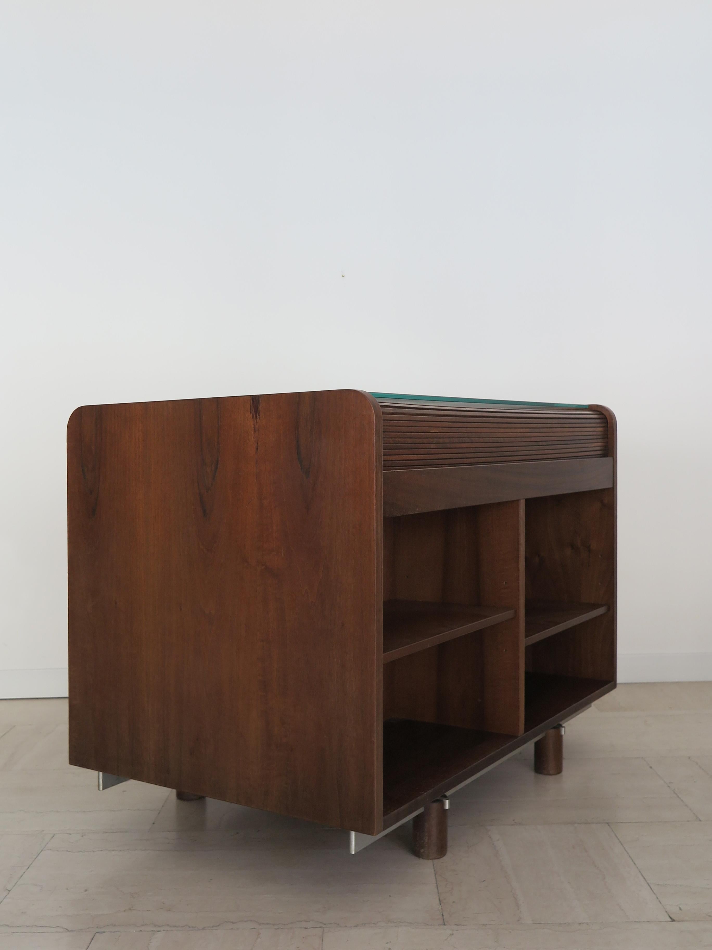 Gianfranco Frattini for Bernini Italian Walnut Segretaire Chest of Drawers, 1997 12