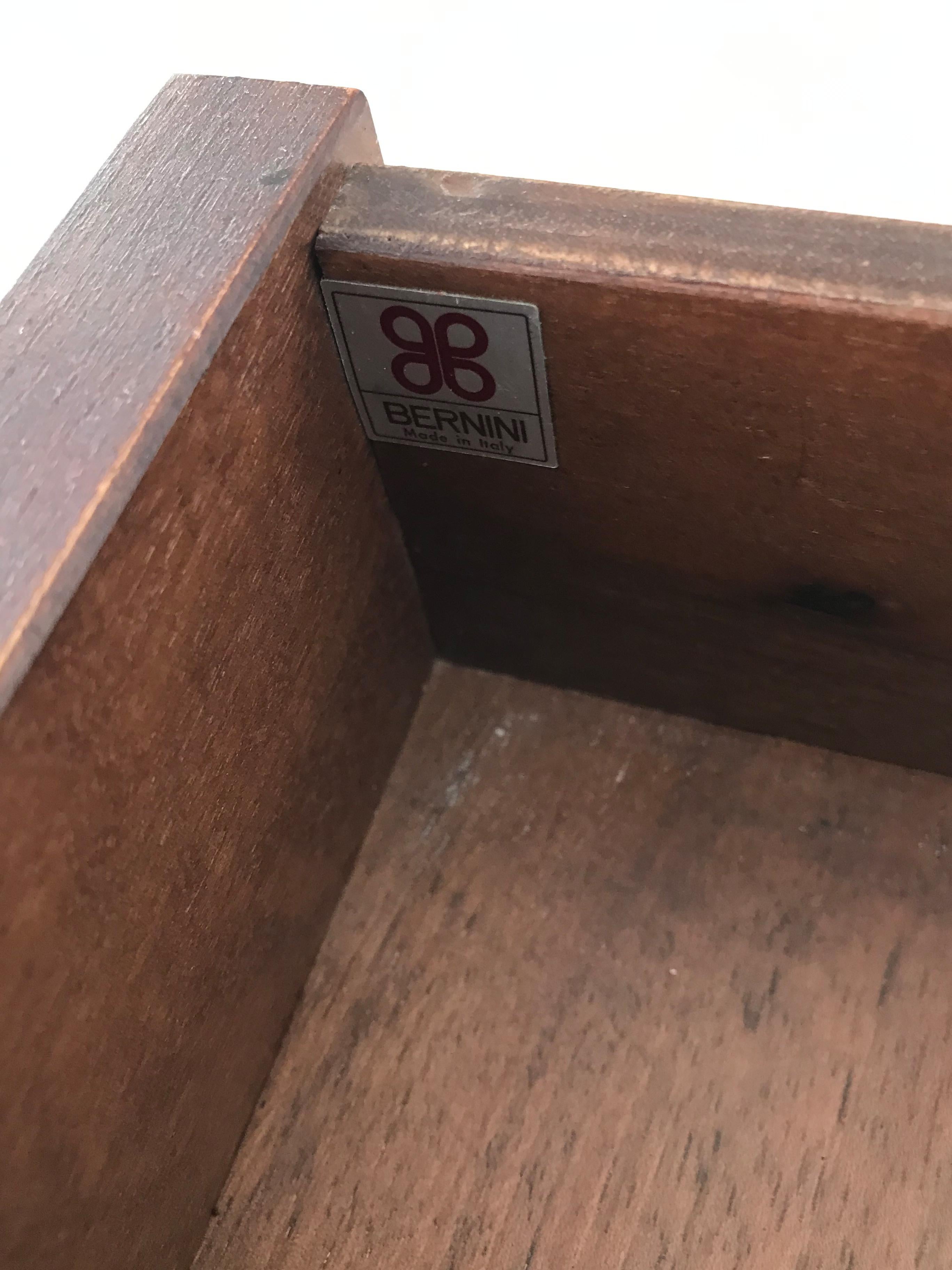 Gianfranco Frattini for Bernini Italian Walnut Segretaire Chest of Drawers, 1997 14