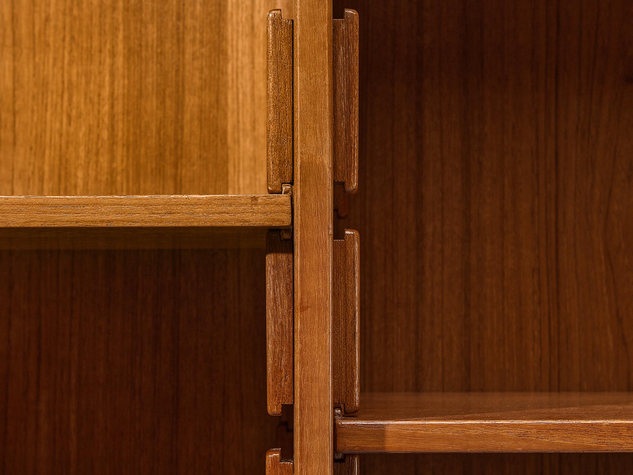 Gianfranco Frattini for Bernini Large Bookcase in Teak 4