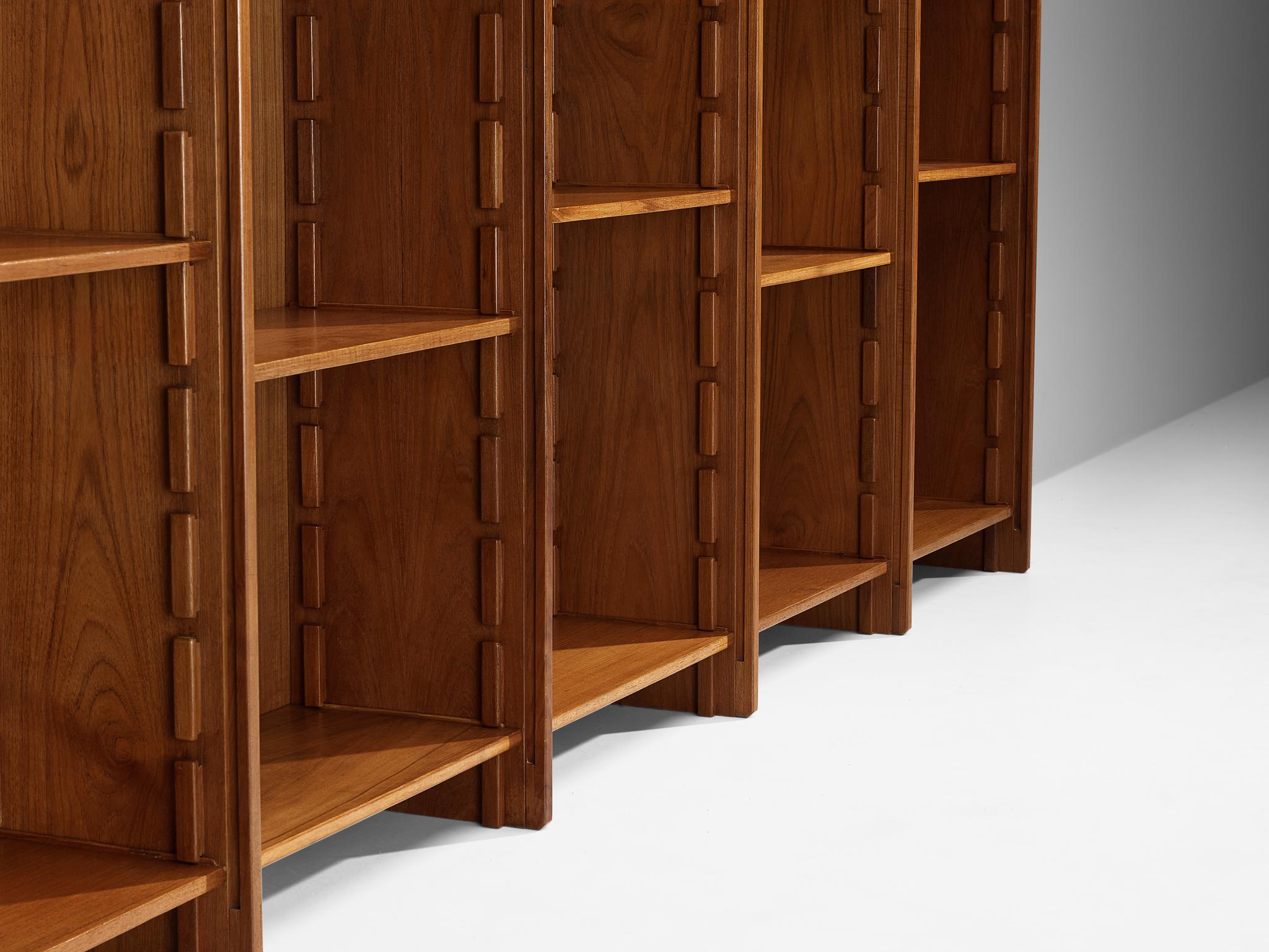 Gianfranco Frattini for Bernini Large Bookcase in Teak 2