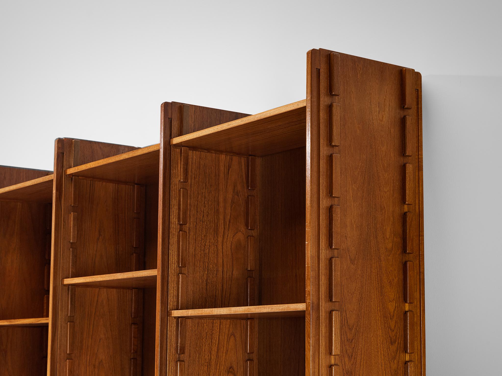 Gianfranco Frattini for Bernini Large Bookcase in Teak 3